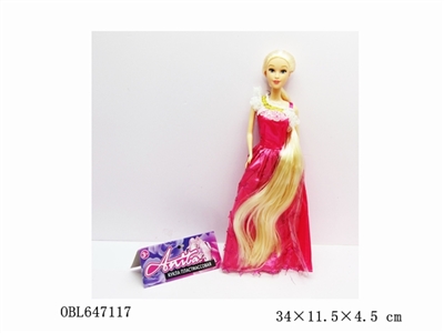 11.5 inch long hair princess real live hand 1 3 color - OBL647117