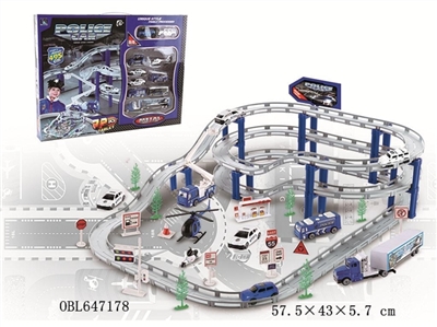 Series electric rail car alloy suit (police) - OBL647178