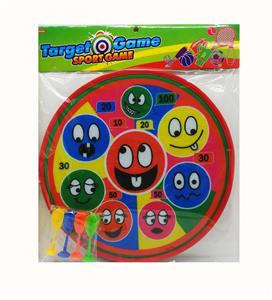 36cm smiling face dart target - OBL647475