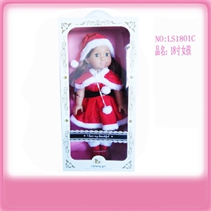 18寸女孩            身穿圣诞裙 - OBL647633