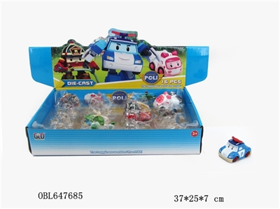 四款POLI滑行合金车 - OBL647685