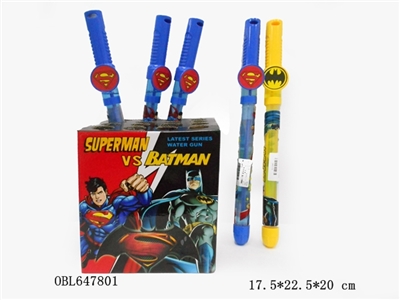 Seal water cannon bubble bar (superman and batman) 16 PCS - OBL647801