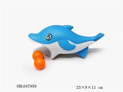 Dolphins play guy - OBL647959
