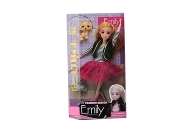 Emily 11.5 inch 12 joint doll accessories - OBL648038