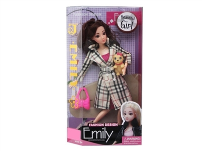 11.5寸12关节emily娃娃带配件 - OBL648047