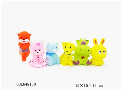 Six evade glue animals into a bag - OBL648130