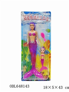 33 cm mermaid 13 cm comb the little mermaid - OBL648143