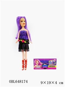 9寸皇家摇滚公主主题芭芘4款混装 - OBL648174