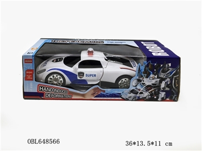 一键变形保时捷警车简易装 - OBL648566