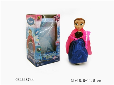 小提琴万向灯光音乐跳舞冰雪公主 - OBL648744