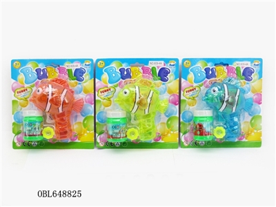 小丑鱼惯性透明灯光泡泡枪 - OBL648825
