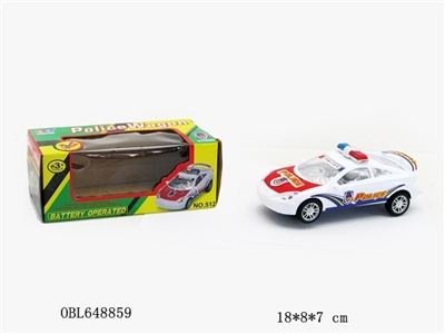 电动万向音乐灯光警车 - OBL648859