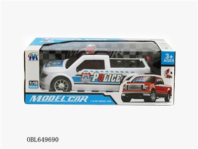 二通布加迪警车带3D灯光 - OBL649690