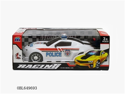 二通布加迪警车带3D灯光 - OBL649693