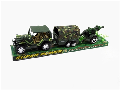 Inertia camouflage jeep gun fights - OBL650457