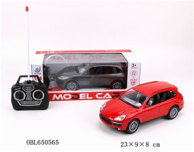 1:18 porsche spray UV with headlights four-way remote control car (red, grey. Black) - OBL650565