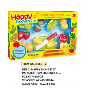Can cut fruits and vegetables suit / 10 PCS - OBL650587