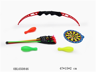 Solid color with bow and arrow target Bowling - OBL650846