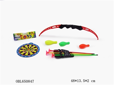 Solid body with bow and arrow target bowling - OBL650847