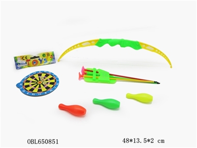 Solid color with bow and arrow target Bowling - OBL650851