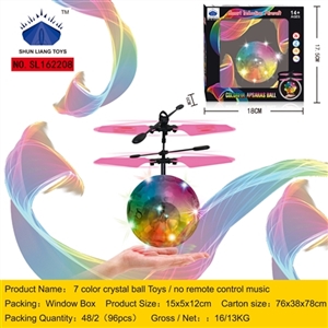 7 colour crystal ball boutique/no music remote control - OBL650886