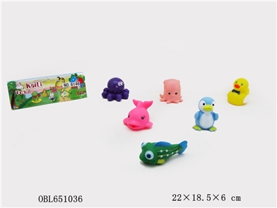 塘塑动物六只装 - OBL651036