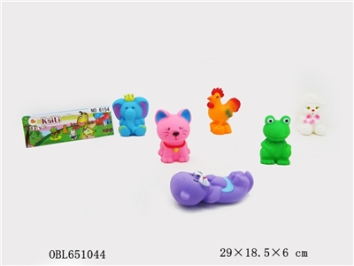 塘塑动物六只装 - OBL651044