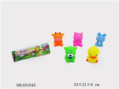 塘塑动物五只装 - OBL651045