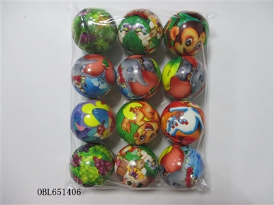 12 only 7.6 cm many cartoon zhuang PU ball - OBL651406