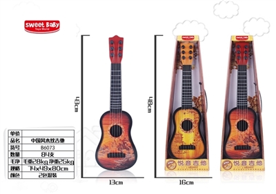 Chinese wind guitar wood grain 2 or more conventional - OBL651767