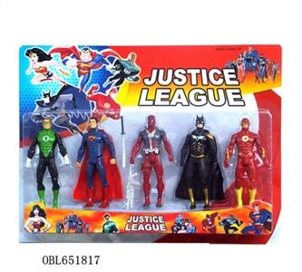 6 inches high imitation justice league five (a lamp) 1 - OBL651817