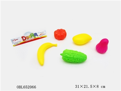 Green fresh fruits and vegetables - OBL652066