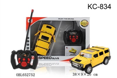 1:16 four-way remote control car (package, manual door hummer, with lights) - OBL652752