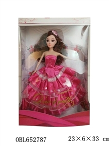 High-grade dress skirt 11 inches and a half real 3 d true eyes green barbie - OBL652787