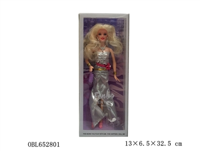 High-grade PVC box 11 inches and a half solid body bent hands and eyes jie MAO fashion barbie - OBL652801