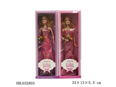 High-grade open box 11 inches and a half solid body bent hands and eyes jie MAO fashion barbie - OBL652803