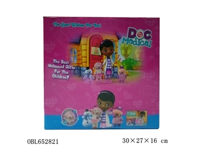 Twelve nine inch solid body nurse barbie display box - OBL652821