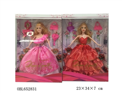 High-end wedding Sally gift box 11 inches and a half barbie wore jewelry 2 or more conventional - OBL652831