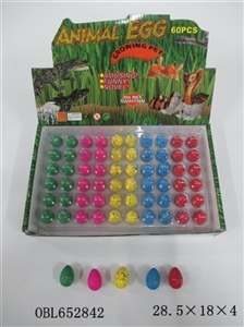 Box of 60 zhuang grain color crack expansion dinosaur egg - OBL652842