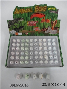 Box of 60 white zhuang crack expansion dinosaur egg - OBL652843