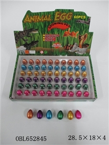 Box of 60 color expanded zhuang dinosaur egg - OBL652845