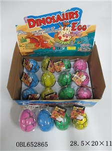 Box 12 zhuang large color crack expansion dinosaur egg - OBL652865