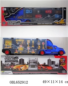 Portable box container drag head bring eight taxi cars 10 road sign 2 skis - OBL652912