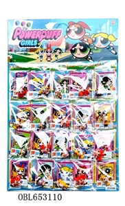 2 inches of the powerpuff girls single card only six 20 big plate - OBL653110