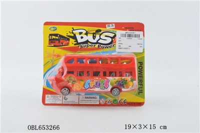 Suction plate back in a double-decker bus - OBL653266