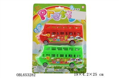Suction plate back in a double-decker bus - OBL653282
