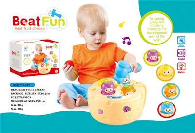 Music light knock fruit cheese - OBL653368