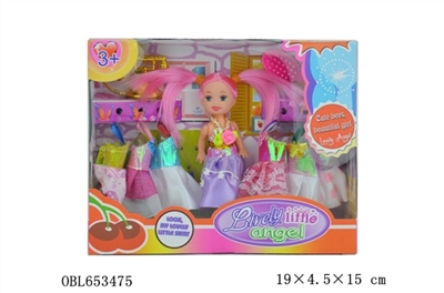 Small 3.5 -inch barbie with accessories - OBL653475