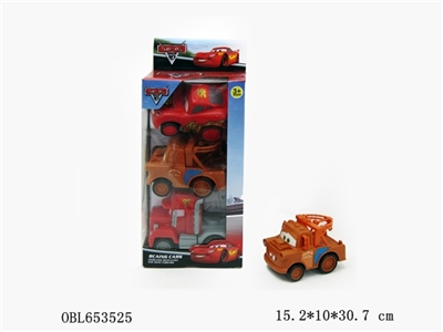 Q version of the sports car crane container car head inertia - OBL653525