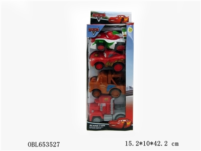 Q version of the racing car crane container car head inertia - OBL653527